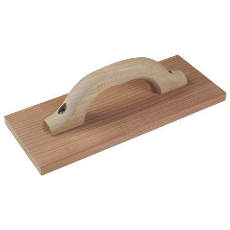 12” x 5” x 5/8” Clear Redwood Float with Wood Handle