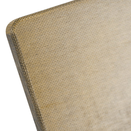 14" x 3-1/2" Square End Laminated Canvas-Resin Hand Float with Wood Handle