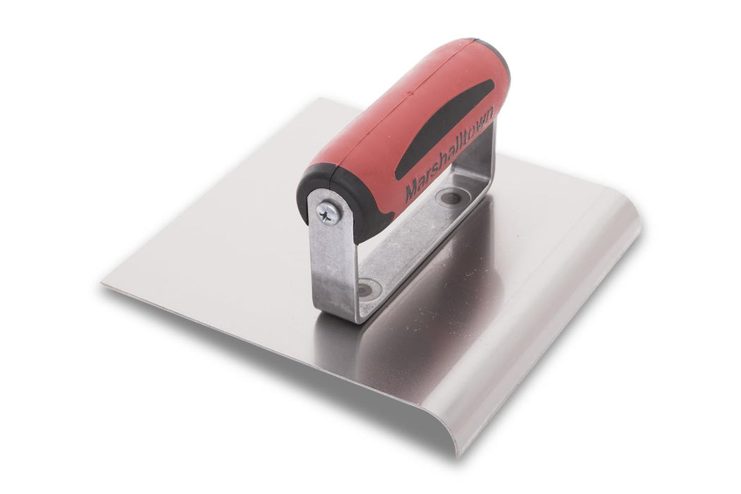 6" x 6" 1/2"R Stainless Steel Hand Edger