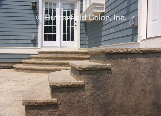 Cantilevered Cut Stone Step Liners