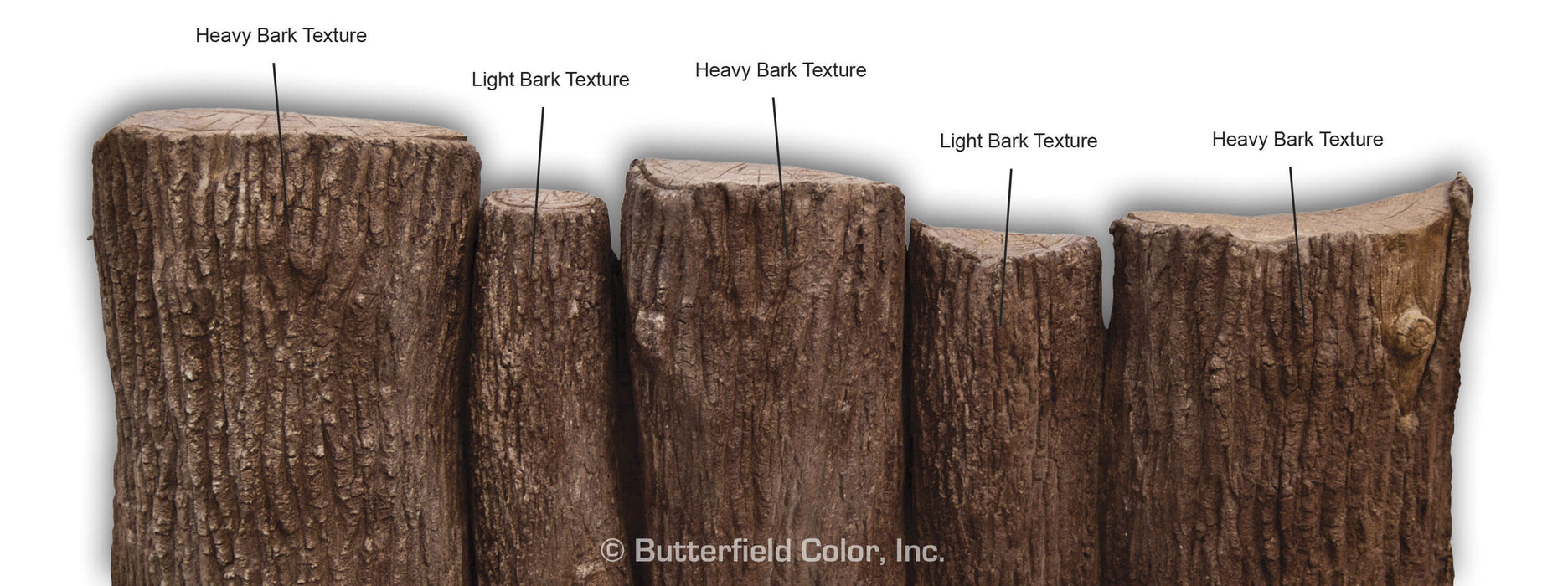 18X18 Heavy Bark Touch Up Skin