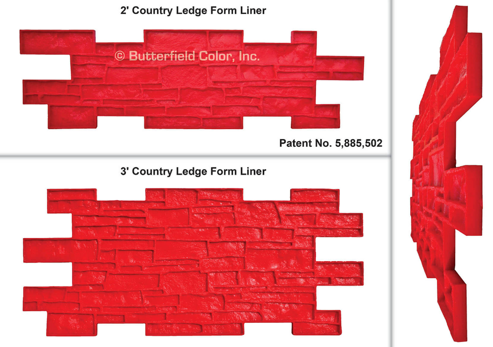 Country Ledge Form Liner