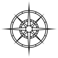 Compass Rose Narrow