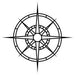 Compass Rose Narrow