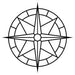 Compass Rose Wide